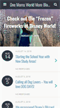 Mobile Screenshot of onemomsworld.com